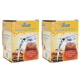 thumbnail image 2 of eHomeA2Z Syrup Dispenser Honey Pot Glass Jar Commercial Quality With Cast Zink Top Set Of 2 (2, 14 Oz), 2 of 7