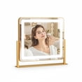 thumbnail image 1 of Large LED Vanity Mirror with 3 Color Lighting Modes – Tabletop Makeup Mirror for Bedroom, Bathroom & Dressing Room – Plug-in, 1 of 8
