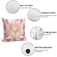 thumbnail image 3 of Red Pink Modern Art Geometric Pillow Covers,Red Pink Modern Art Geometric Throw Pillow Covers 20"×20" ,Living Room Sofa Couch Pillow Covers,Decorative Pillow Covers, 3 of 7