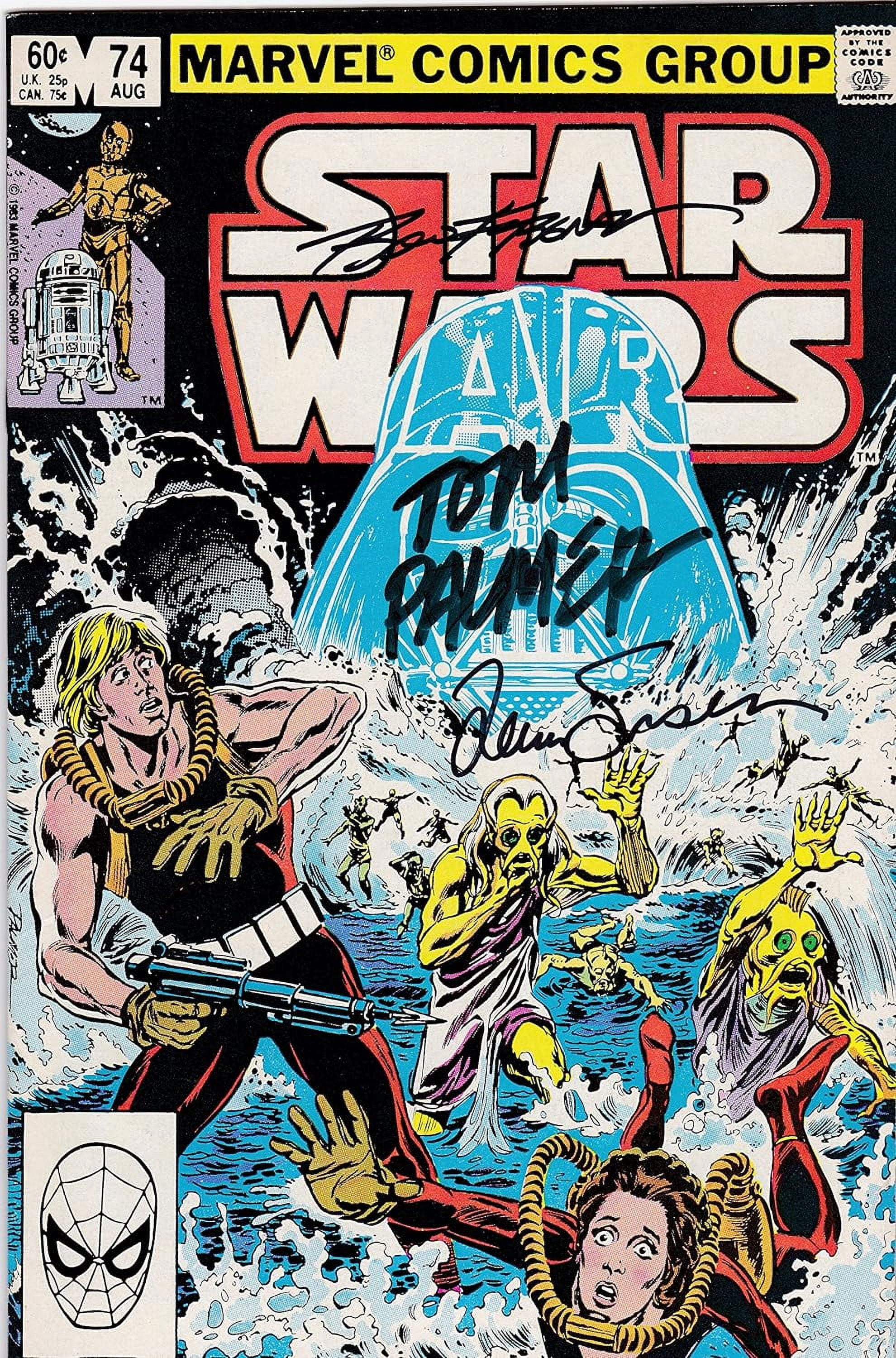 Marvel Star Wars #74 VF/NM Signed 3x by Tom Palmer, Ron Frenz and Louise Simonson