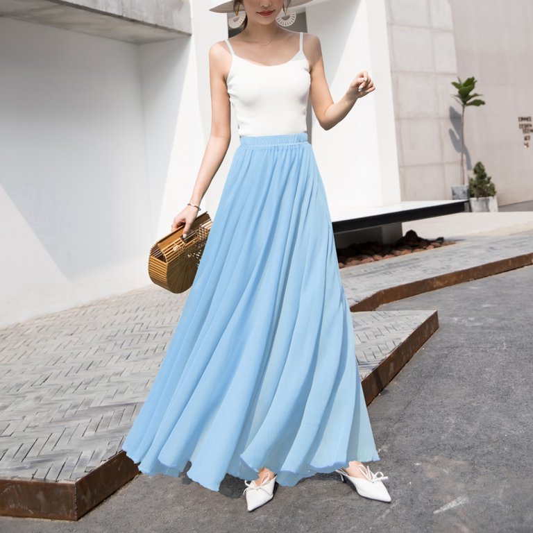 [NEWALRIN] ★ Jenny cubic chiffon long skirt New Earlene Jenny cubic chiffon long skirt, sleeveless top