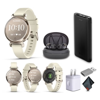 Garmin Lily™ Fitness Smartwatch, Rose Gold Bezel, Light Sand Case