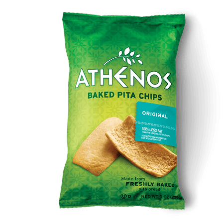 Baked Pita Chips, Original (Athenos) 9 oz