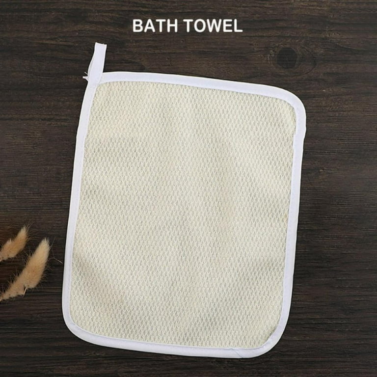 Soft, Medium & Hard (3pc) Exfoliating Washcloth Variety Pack (11.8 X  35.4) Body Wash Nylon Scrub Cloth Back Scrubber Towel Weave for Bath  Shower Beauty Skin Washcloth for Women & Men 3