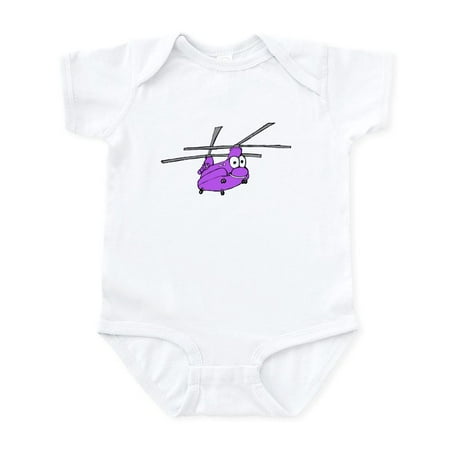 

CafePress - CH 47 Purple Infant Bodysuit - Baby Light Bodysuit Size Newborn - 24 Months