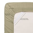 thumbnail image 4 of Sweet Home Collection 1800 Series Bed Sheets - Extra Soft Microfiber Deep Pocket Sheet Set - Sage, Twin XL, 4 of 6