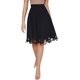 thumbnail image 1 of Falda midi plisada de cintura alta para mujer con bolsillos Negro Floral 3XL Negro Floral 3XL Xishao ropa, 1 of 2