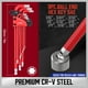 thumbnail image 2 of Juego de llaves Allen con llave hexagonal HORUSDY, 37 piezas, SAE y métricas con torque, 2 of 9
