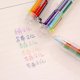 thumbnail image 3 of 2 Pcs Multicolor Pens 6-in-1 Retractable Ballpoint Pens 6 Colors Transparent Ballpoint Pen, 3 of 4