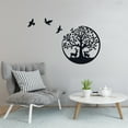 thumbnail image 3 of RETON Metal Wall Art Decor Tree of Life Sculptures Family Tree Wall Decor Hanging Garden Sculptures for Bedroom Living Room Indoor Outdoor Decoration Gift, 3 of 7