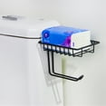 thumbnail image 4 of Roll Paper Towel Holder Toilet Paper Clothes Hanging Rack Paper Hand Towels Hook Cutlery Paper Holder Iron Craft Tissue Rack (white), 4 of 13