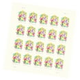 thumbnail image 3 of Wedding Blooms USPS 2oz Rate Postage Stamp 1 Sheet of 20 US Forever First Class Celebrate Flower Announcement Wedding Holiday (20 Stamps), 3 of 5