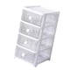 thumbnail image 5 of Caja De Almacenamiento De Escritorio Transparente Con Cajones, Organizador De Papelería De Escritorio Apilable, Joyero De Cosméticos Para Oficina En Casa, 5 of 7