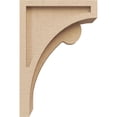 thumbnail image 3 of 4"W x 8"D x 12"H Classic Viola Rough Cedar Woodgrain TimberThane Corbel, Primed Tan, 3 of 6