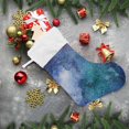 thumbnail image 6 of Coolnut 17.7 Inch Christmas Stockings, 1 PCS Blue Galaxy Presonalized Large Stocking Sock for Family Holiday Xmas Party Decorations, 6 of 7