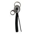 thumbnail image 2 of [Retro Western Charm] Pumpkin Flower Lost Prevention Device Exaggerated Personality Texas Style Leather Fringe Keychain, 2 of 3