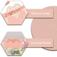 thumbnail image 4 of 70 Pack Pink Heart Shaped Place Cards Table Setting Name Place Cards Wedding Decorations for Wedding Party Tables, 4 of 5