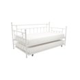 thumbnail image 4 of Lit de jour et lit gigogne une place Manila, Blanc, 4 of 9