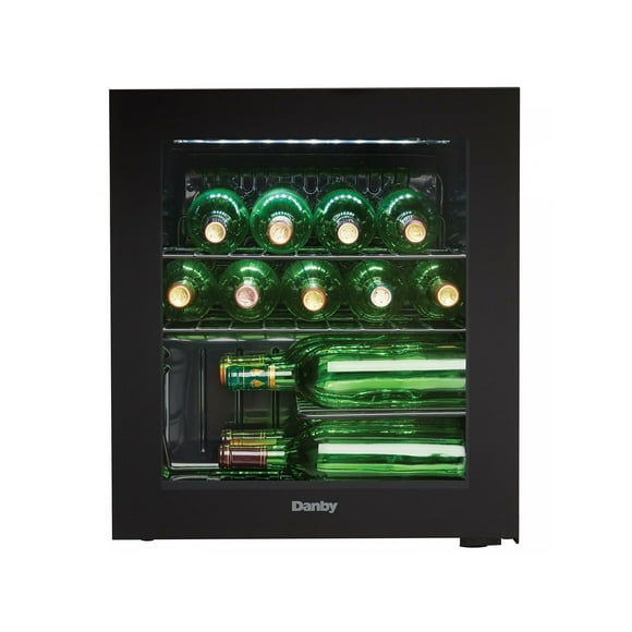 Danby DWC018A1BDB 16 Bottle Free-Standing Wine Cooler in Black