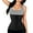 Black, variant on VASLANDA Slimming Waist Trainer for Women Steel Boned Waist Shaper Trimmer Adjustable Tummy Control Girdle for Daily Use