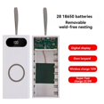 thumbnail image 3 of DIY 18650 Battery Box Fast Charging 22.5W with 15W Wireless Charging and LCD Display Detachable Mobile Power Box Kit B, 3 of 8