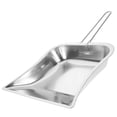 thumbnail image 4 of KONTONTY 2Pcs Practical Dustpan Dust Pan Stainless Steel Ergonomic Handle Home Cleaning Daily Use, 4 of 8