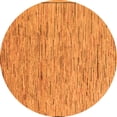 thumbnail image 1 of Ahgly Company Indoor Round Abstract Orange Modern Area Rugs, 6' Round, 1 of 4
