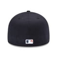 thumbnail image 3 of Men's New Era Navy Houston Astros Home Authentic Collection On-Field Low Profile 59FIFTY Fitted Hat, 3 of 4