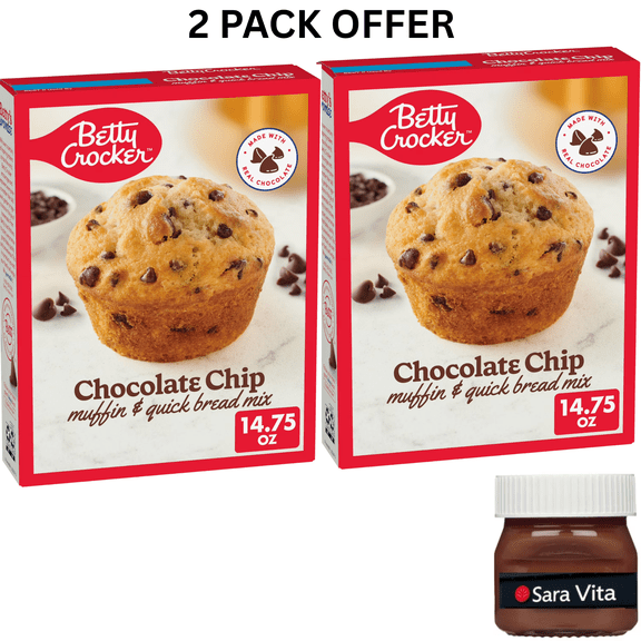 Betty Crocker Chocolate Chip Muffin and Quick Bread Mix, 14.75 oz