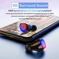 thumbnail image 2 of AMERTEER M12 TWS Wireless Earbuds, Bluetooth 5.0 Headphones with Charging Case 4000mah, Bass Stereo Sound Headset Earphones Built-in Mic, for iPhone & Android Smart Phones White, 2 of 8