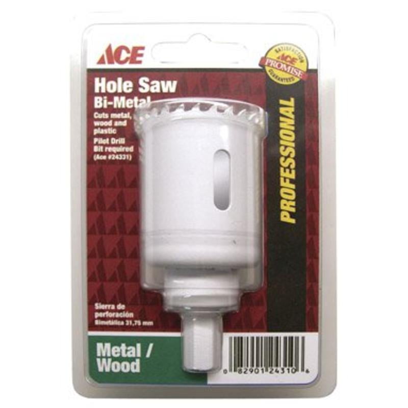 15/8" Hole Saw W/Arbor Ace Hole Saws 24314A 082901243144