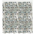 thumbnail image 2 of Ambesonne Modern Shower Curtain, Abstract Blue Drops Print, 69"Wx75"L, Pale Sage, 2 of 4