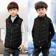 thumbnail image 4 of DxhmoneyHX Heated Vest for Boys Girls 13 Heating Zones Heated Warmer Kids USB Charging Heated Waistcoat Christmas Winter Heating Coat with Pockets, 4 of 7