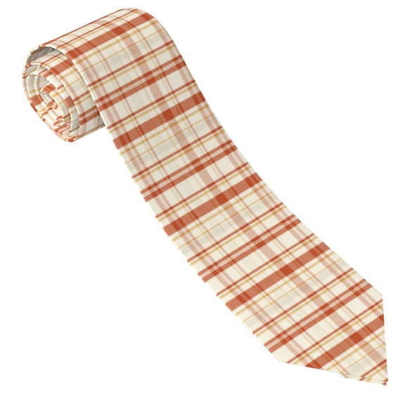 Salouo Minimalist plaid Pattern Men's Silk Ties 4.7"Necktie for Men Formal Ties Business Necktie Men's Wedding Fashion Accessory