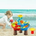 thumbnail image 6 of Sand Water Table ddler Sandbox Activity Table Kids Summer Beach Toys Kids 45x46cm, 6 of 8