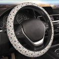 thumbnail image 5 of Vsdgher Black Cat And Snake Pattern Elastic Car Steering Wheel Cover,Car Wheel Cover Protector Car Accessory for Steering Wheel with a Diameter of 14.5"-15", 5 of 6