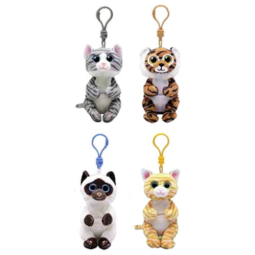 TY Baby (Beanie Bellies) - SET OF 4 CATS (Mitzi, Mango, Clawdia & Miso)(Key - Walmart.com