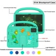 thumbnail image 4 of TECH CIRCLE Kids Case for Lenovo Tab M11 Android 13 Tablet 11" 2024, Cute Cartoon Case for Kids/Boys/Girls, with Kickstand & Handle & Pen Holder & Shoulder Strap, Protective Lightweight Case, Green, 4 of 9