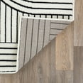 thumbnail image 4 of World Rug Gallery Contemporary Stripe Arch Design Area Rug - CREAM 2'x7', 4 of 9