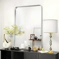 thumbnail image 4 of Matte Framed Rectangle Wall Mirror - 24"L x 36"W Silver, 4 of 5