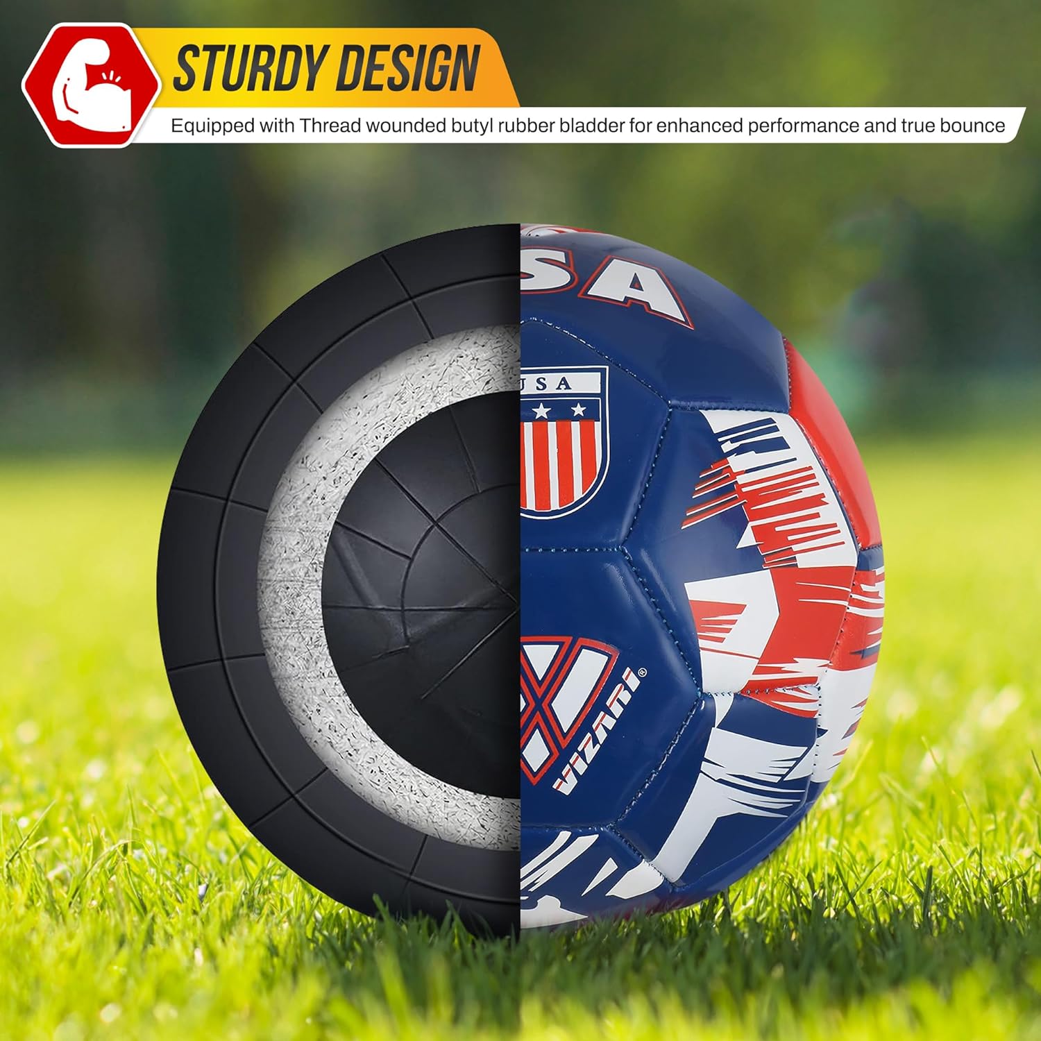 Vizari National Team Soccer Ball Multiple Sizes photo 4