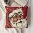 thumbnail image 3 of YINGXI Christmas Girl Decorative Throw Pillow Covers, Believe Cushion Case Decor, Winter Holiday Farmhouse Home Decoration 20x20in, 3 of 5
