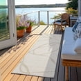 thumbnail image 6 of Addison Rugs Chantille Indoor/Outdoor Transitional Geometric, Abstract Ivory Washable Runner Rug, 2'3" x 7'6", 6 of 6