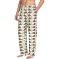 thumbnail image 2 of Daiia Colorful Armadillos Men's Sleep Pant with Pockets and Drawstring,Pajama Pants-X-Large, 2 of 9