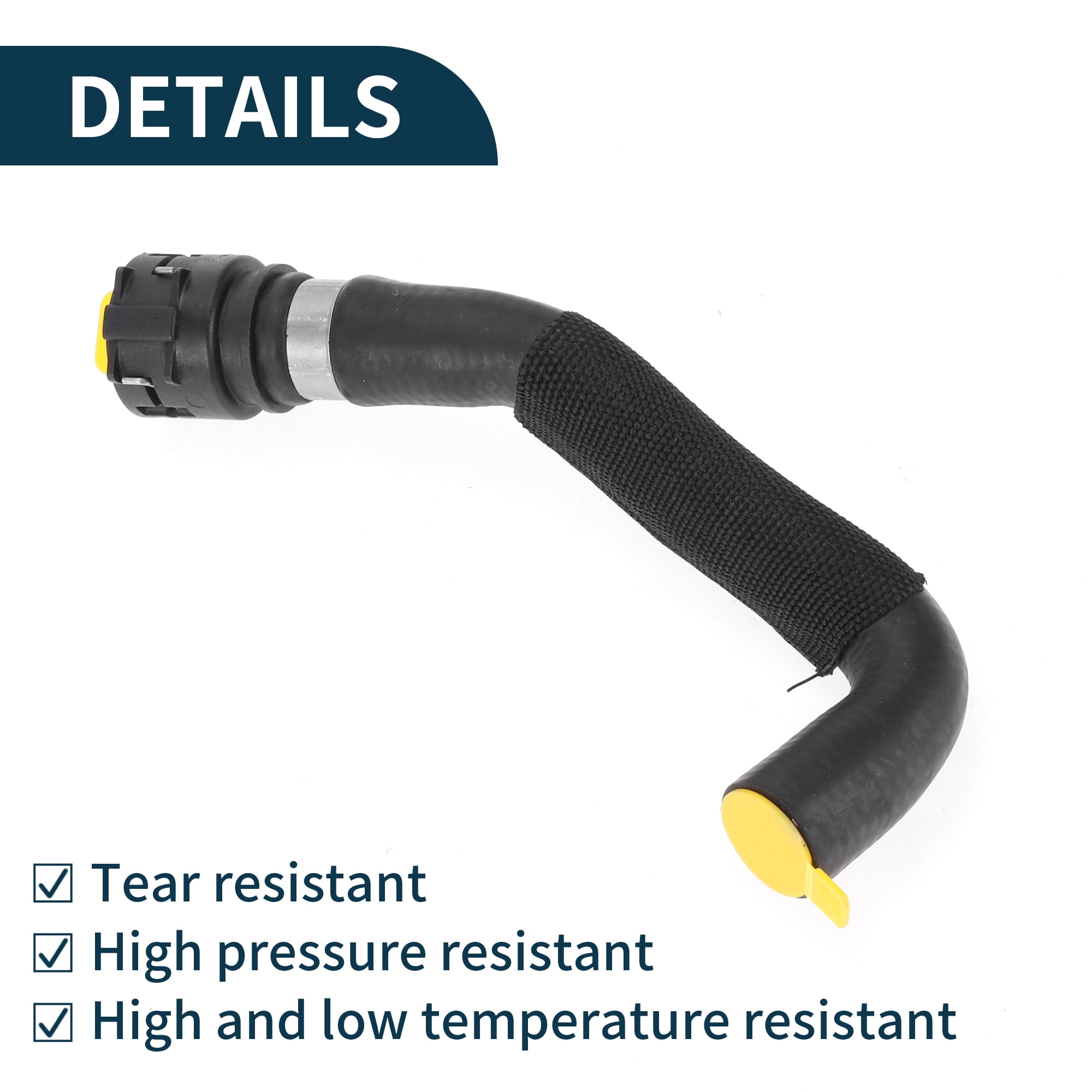 Unique Bargains Heater Hose for Audi A4 B8 2.0L 2010-2016 Engine Coolant Tank Hose