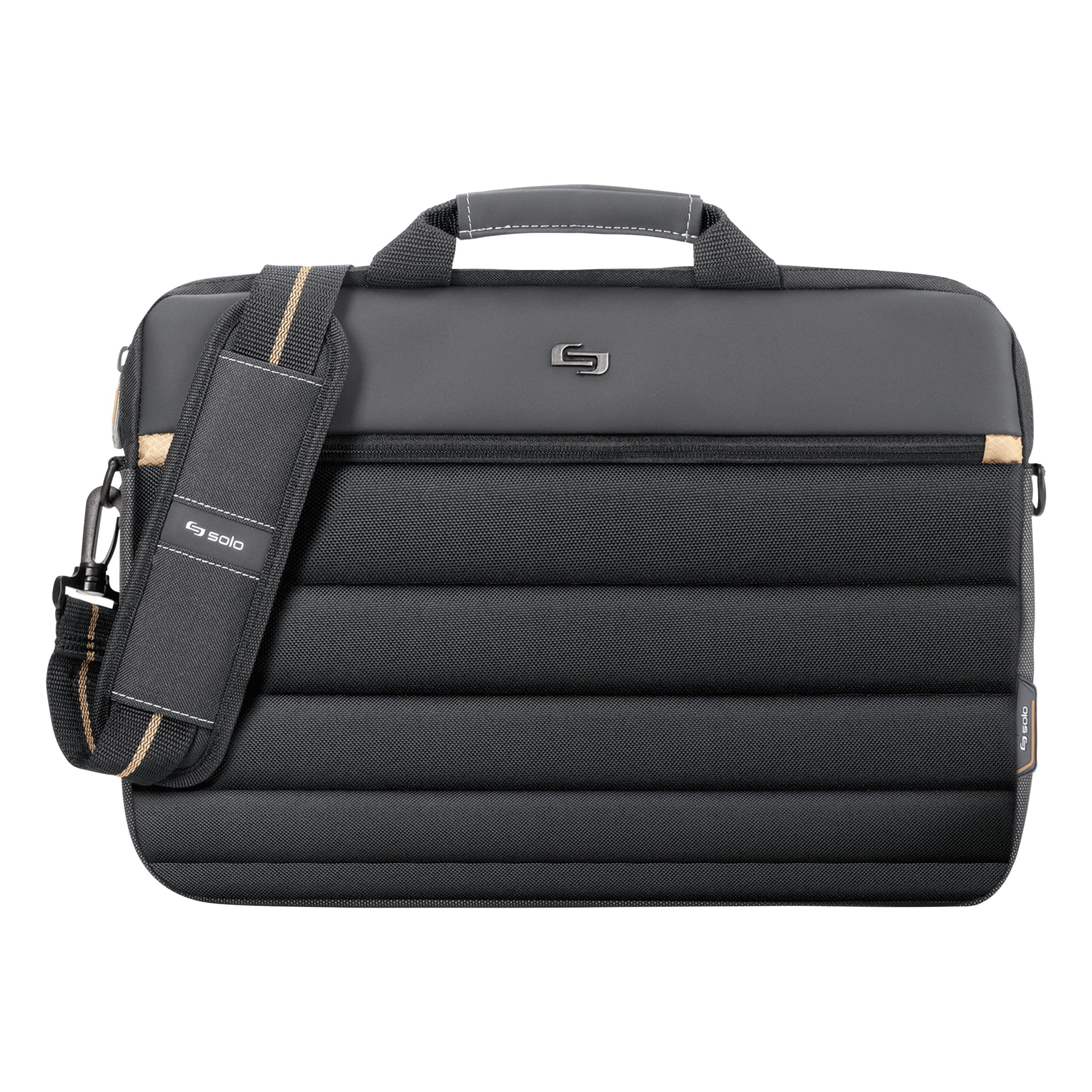Solo Pro Briefcase, 15.6, 15 3/4 x 2 1/4 x 11, Black USLPRO1464