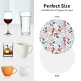 thumbnail image 6 of Kdxio Sea Horse And Corals Funny Coasters,4 Pcs Leather Coasters,Housewarming Gifts,Protect Furniture from Water Marks Scratch and Damage, 6 of 6