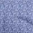 thumbnail image 1 of oneOone Polyester Lycra Medium Blue Fabric Abstract Craft Projects Decor Fabric Printed By The Yard 56 Inch Wide, 1 of 4