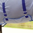 thumbnail image 5 of ComFITec RipShield Plus Detach-A-Neck Fly Sheet Size: 75 in Color: White/Blue, 5 of 5
