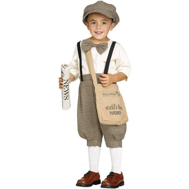 Newsboy Toddler Halloween Costume 